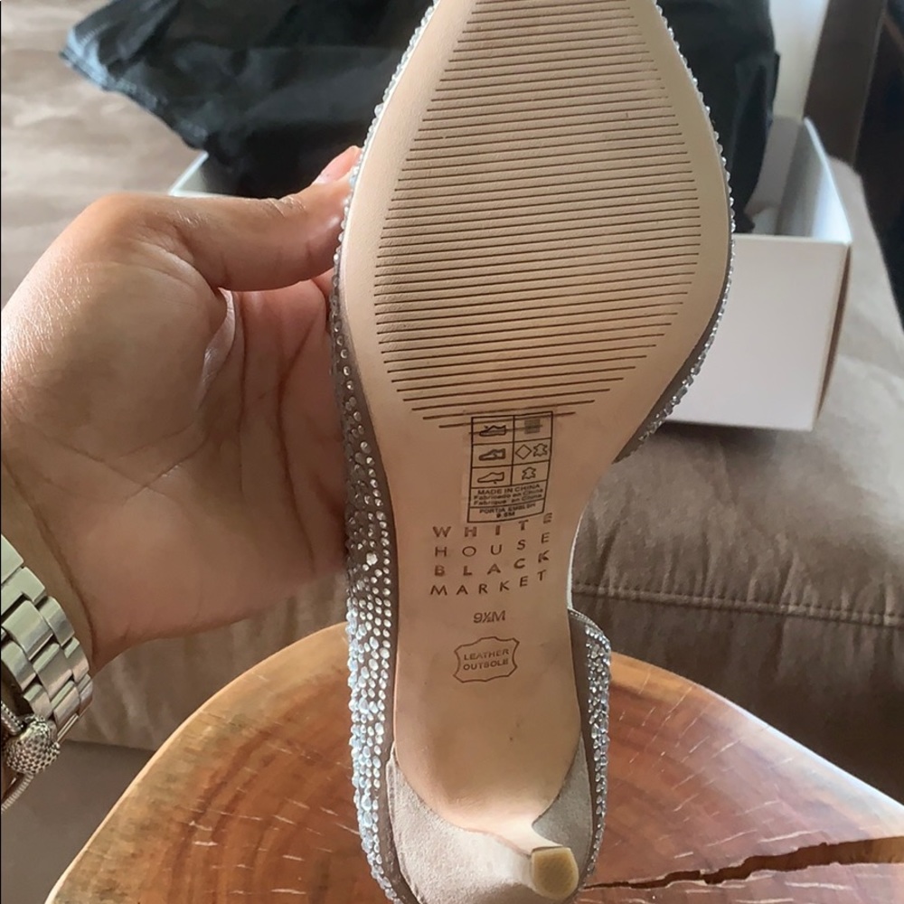 WHBM Rhinestone Pumps - Picture 4 of 5